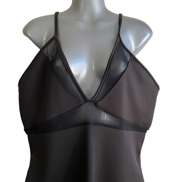 Punc Strappy Evening Womens Dress with Mesh Panels • Size: XL - Picture 3 of 8